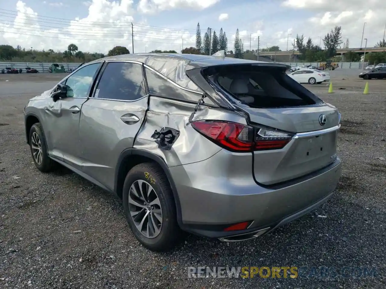 3 Photograph of a damaged car 2T2AZMAA6NC222821 LEXUS RX350 2022