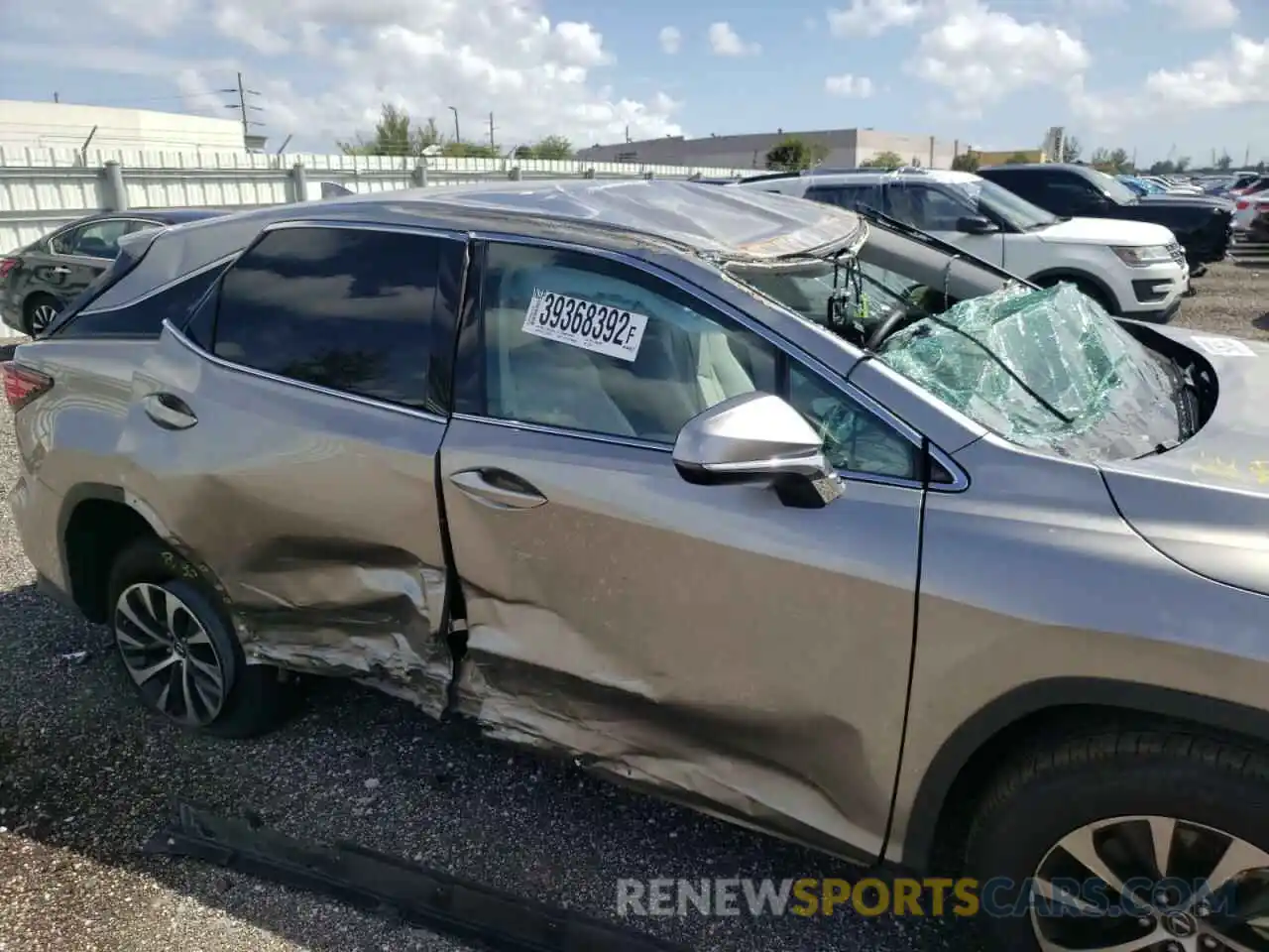 9 Photograph of a damaged car 2T2AZMAA6NC222821 LEXUS RX350 2022