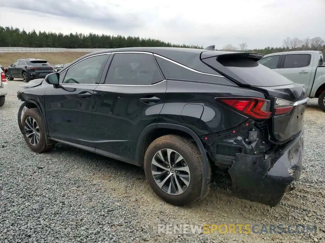 2 Photograph of a damaged car 2T2AZMAA8NC237241 LEXUS RX350 2022