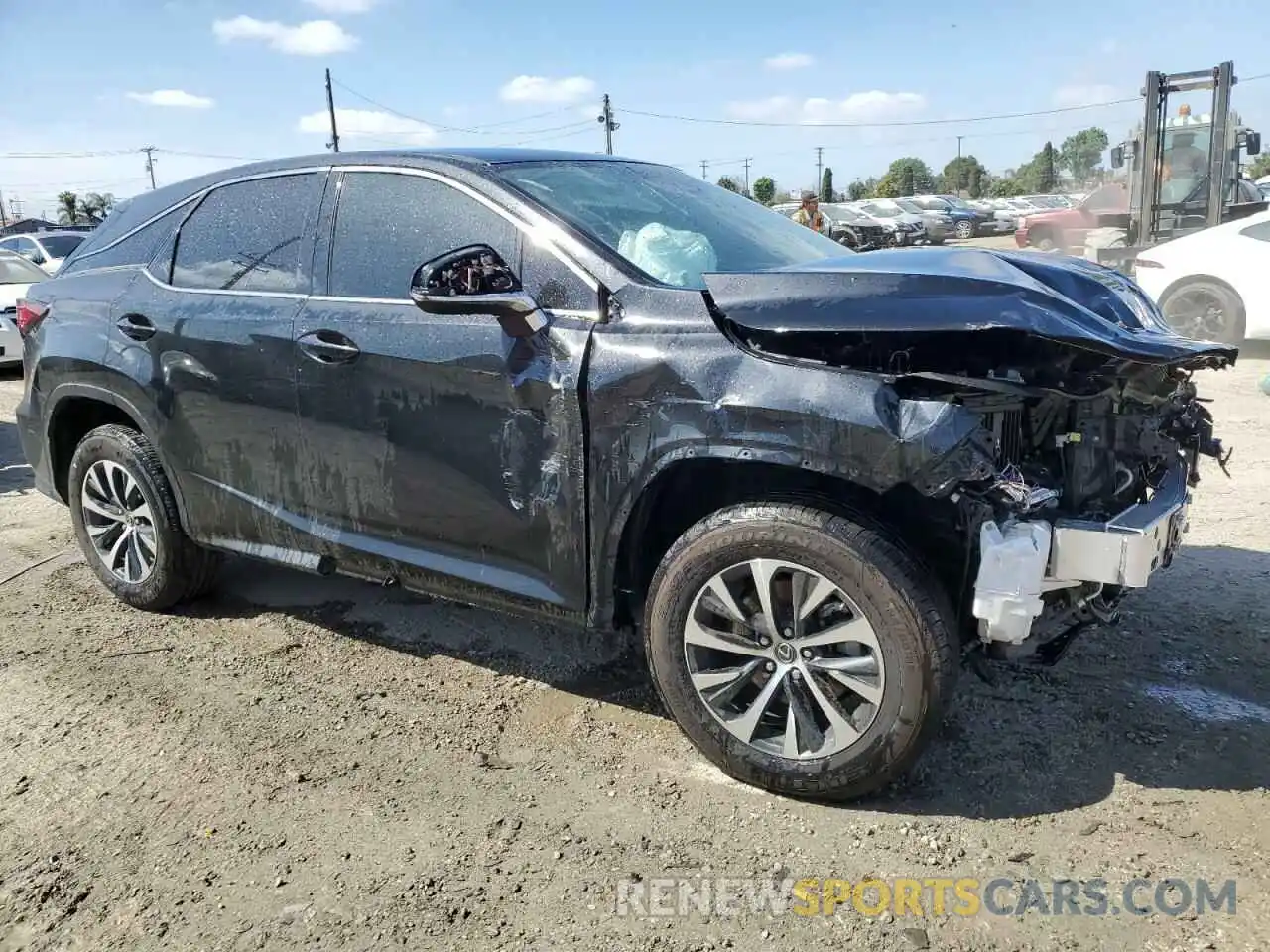 4 Photograph of a damaged car 2T2AZMAA9NC249897 LEXUS RX350 2022