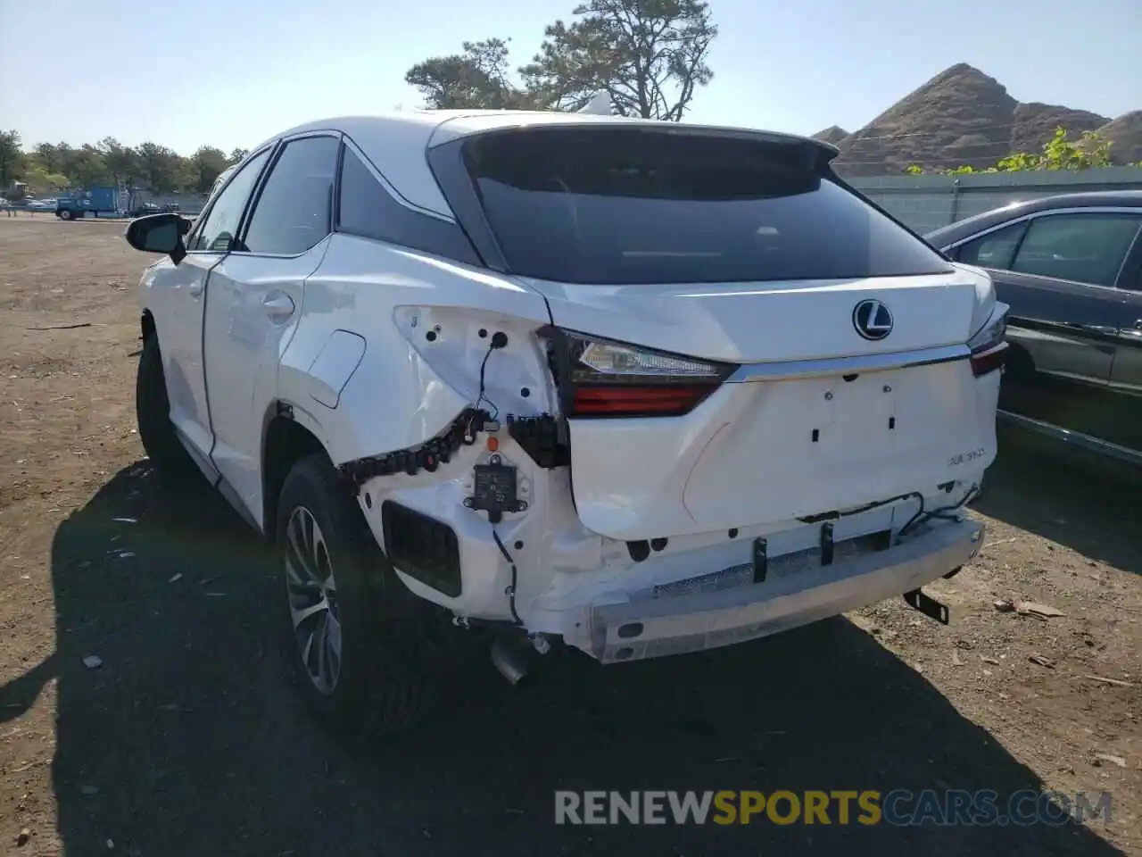 3 Photograph of a damaged car 2T2AZMDA8NC327761 LEXUS RX350 2022