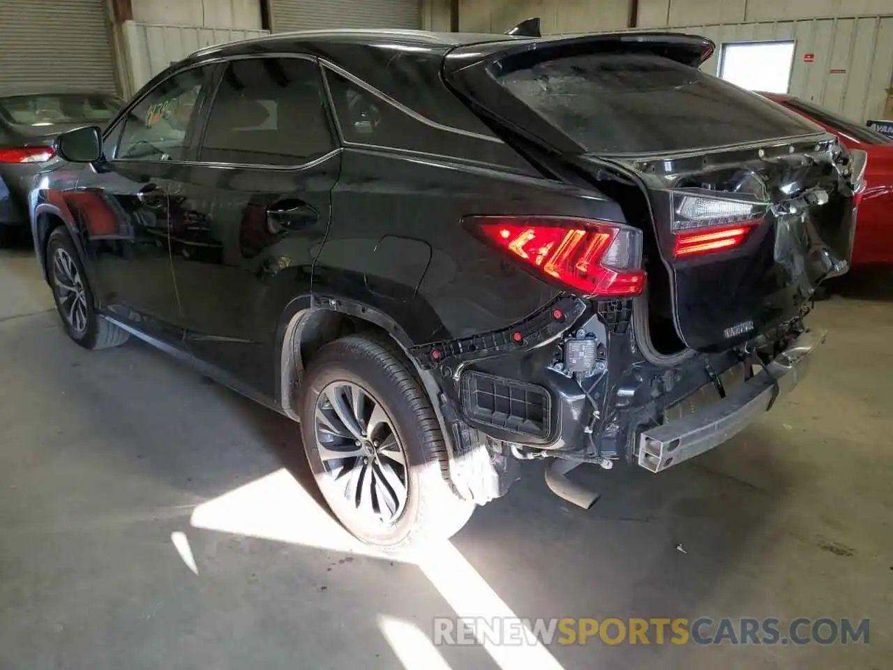 3 Photograph of a damaged car 2T2HZMAA0NC223963 LEXUS RX350 2022