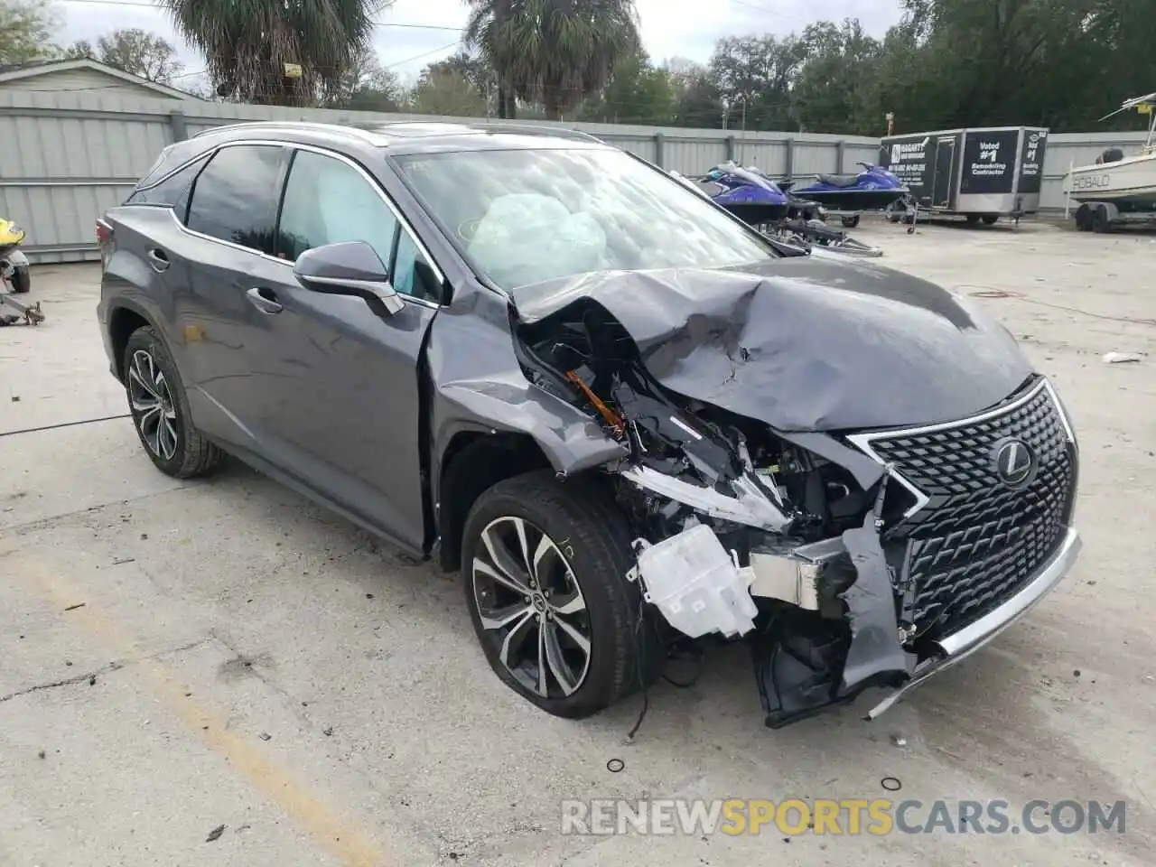 1 Photograph of a damaged car 2T2HZMAA0NC229486 LEXUS RX350 2022