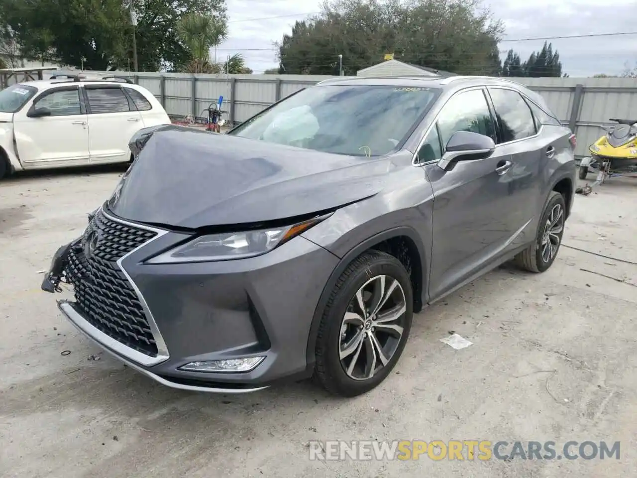 2 Photograph of a damaged car 2T2HZMAA0NC229486 LEXUS RX350 2022