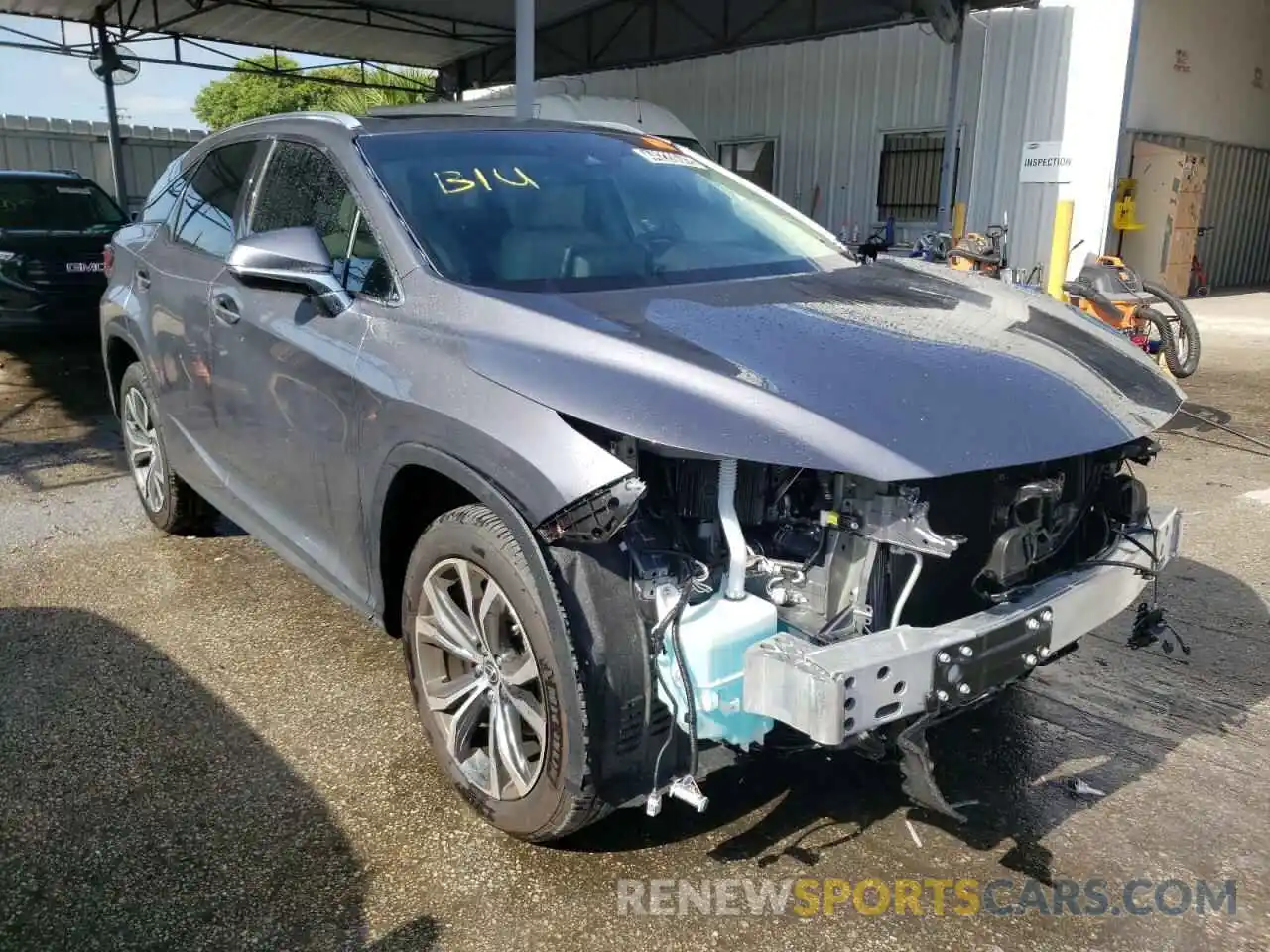 1 Photograph of a damaged car 2T2HZMAA0NC231254 LEXUS RX350 2022