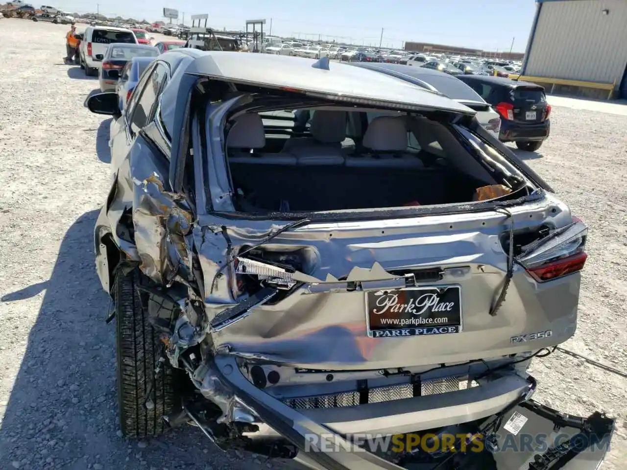 9 Photograph of a damaged car 2T2HZMAA0NC237202 LEXUS RX350 2022