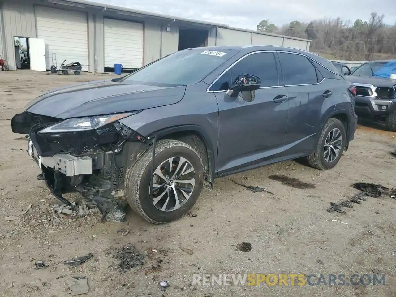 1 Photograph of a damaged car 2T2HZMAA1NC219615 LEXUS RX350 2022