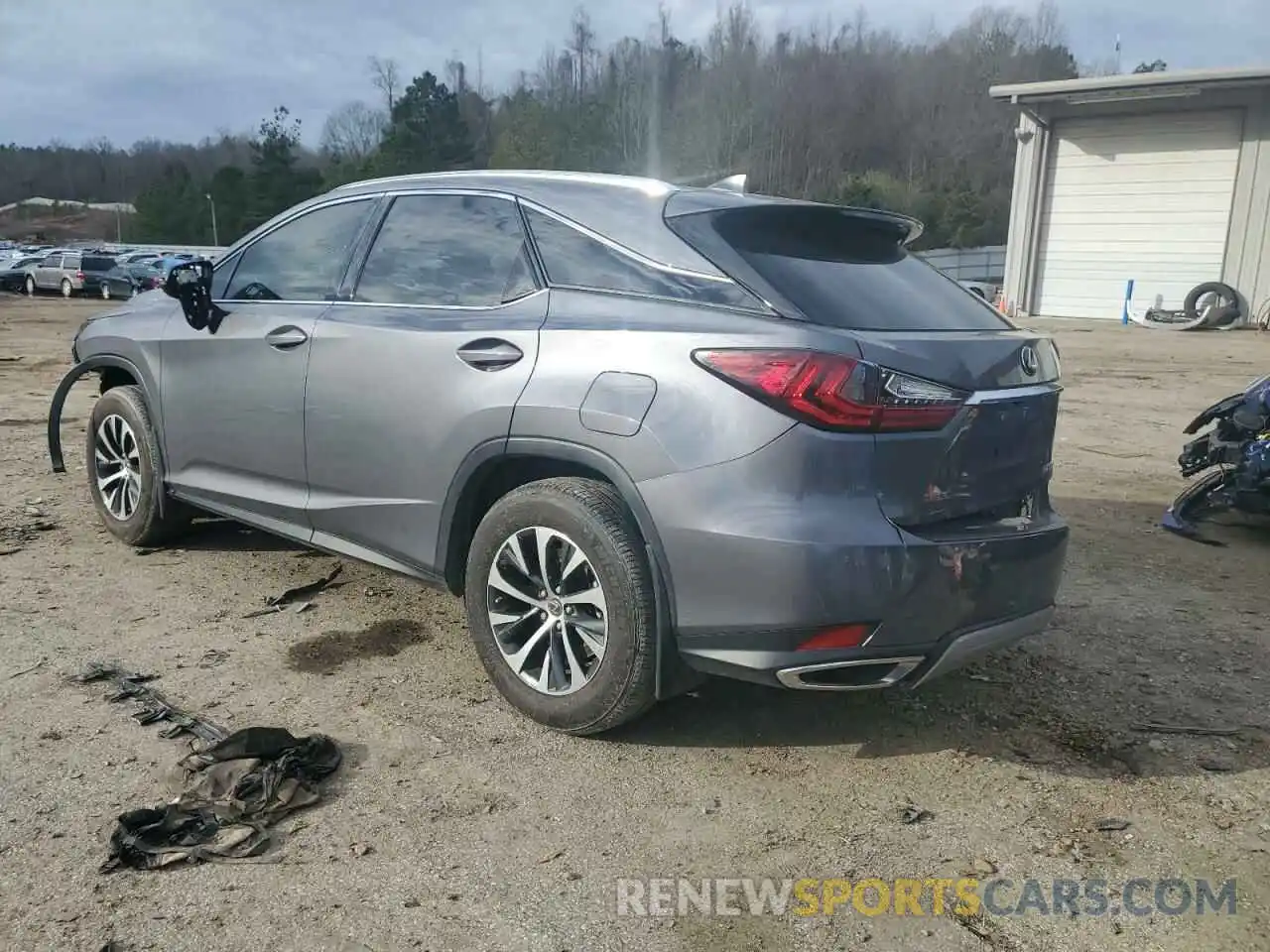 2 Photograph of a damaged car 2T2HZMAA1NC219615 LEXUS RX350 2022