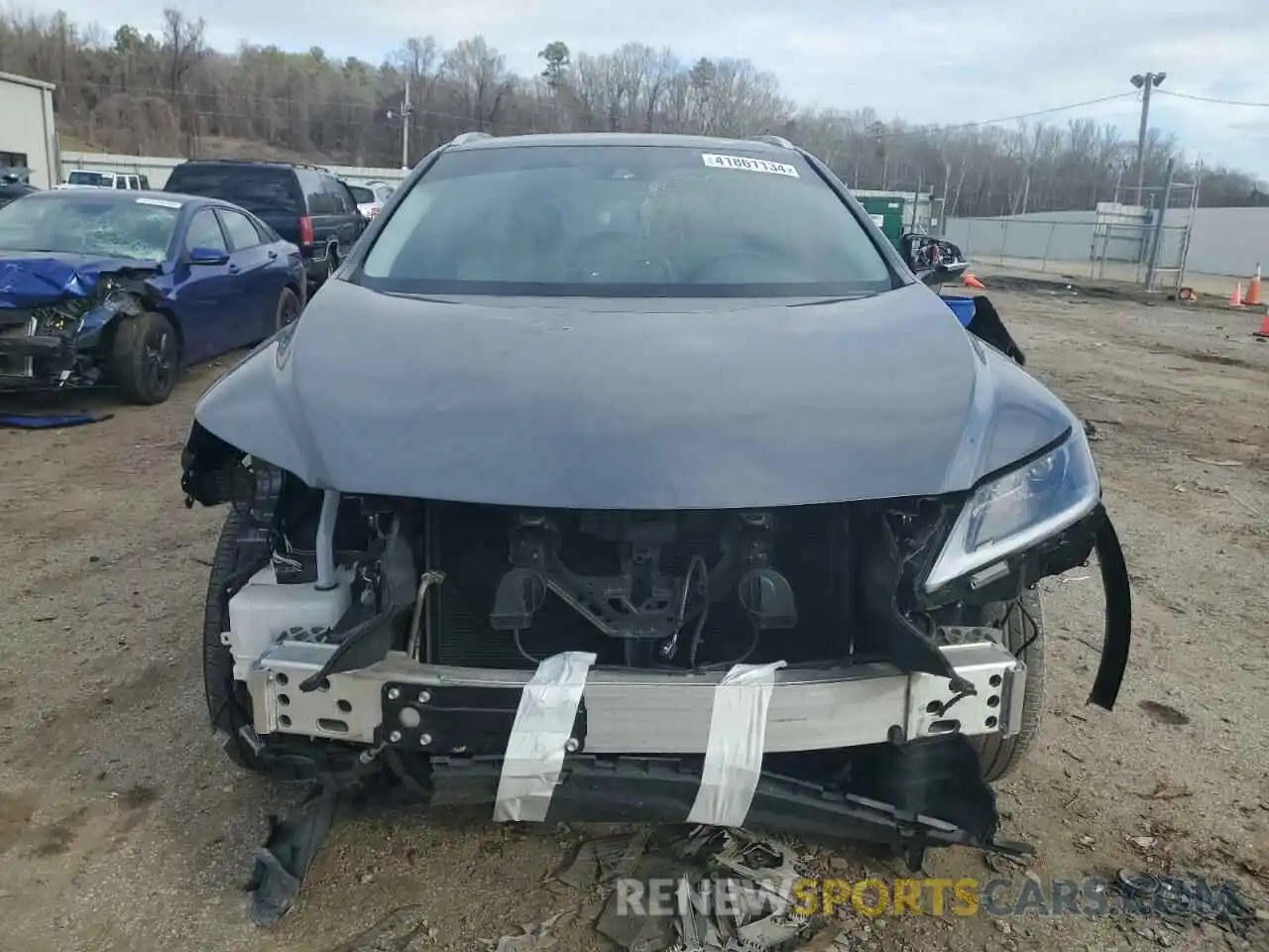 5 Photograph of a damaged car 2T2HZMAA1NC219615 LEXUS RX350 2022