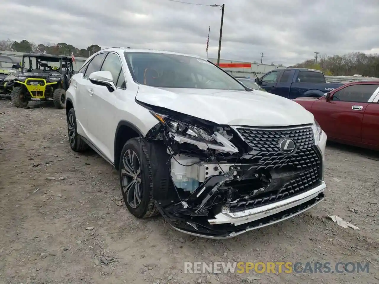 1 Photograph of a damaged car 2T2HZMAA1NC224197 LEXUS RX350 2022