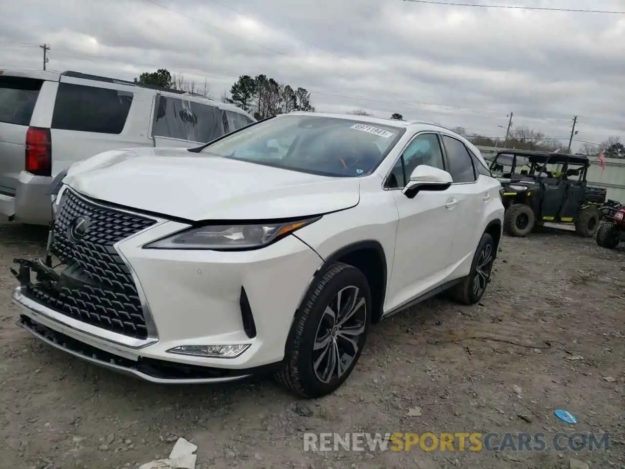 2 Photograph of a damaged car 2T2HZMAA1NC224197 LEXUS RX350 2022