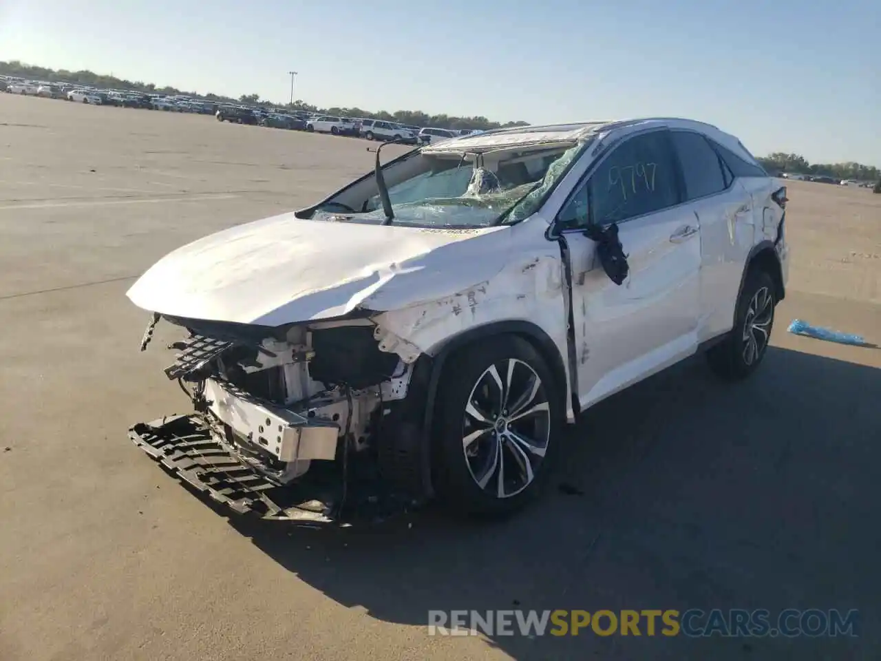 2 Photograph of a damaged car 2T2HZMAA1NC230405 LEXUS RX350 2022