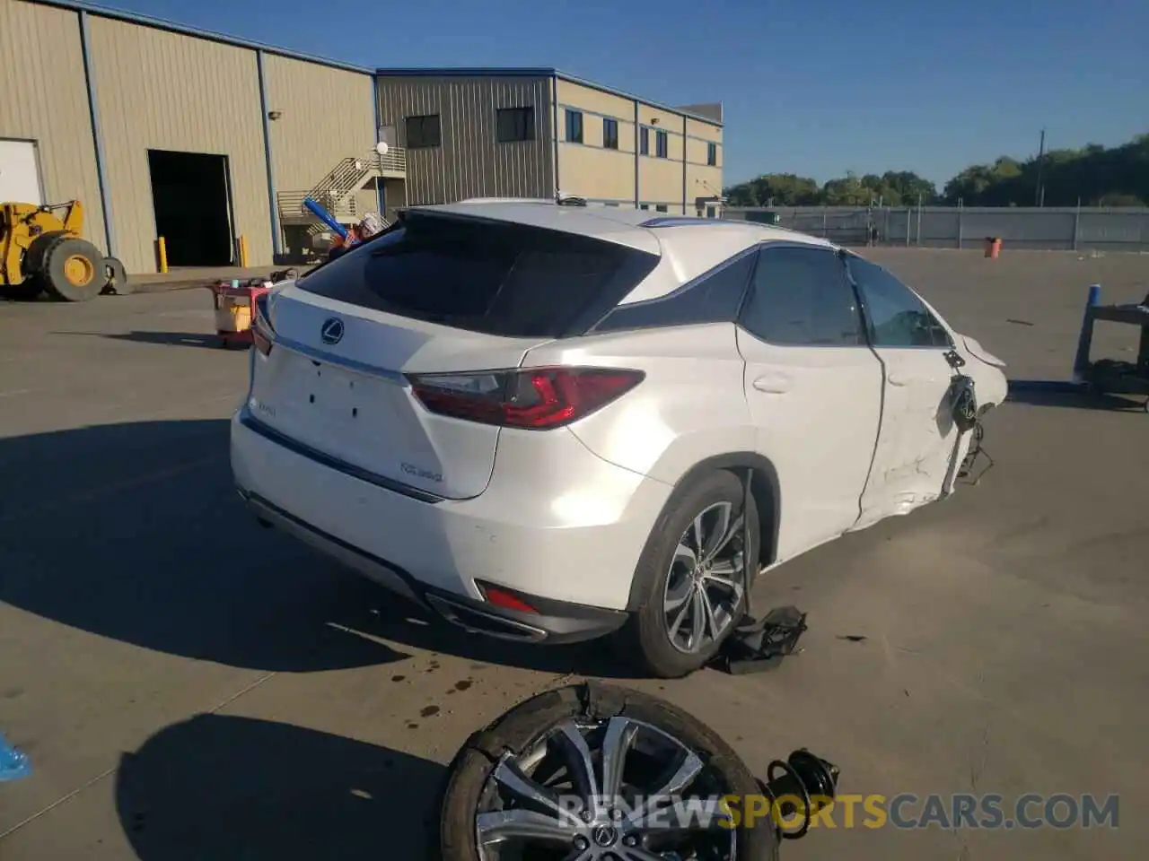 4 Photograph of a damaged car 2T2HZMAA1NC230405 LEXUS RX350 2022