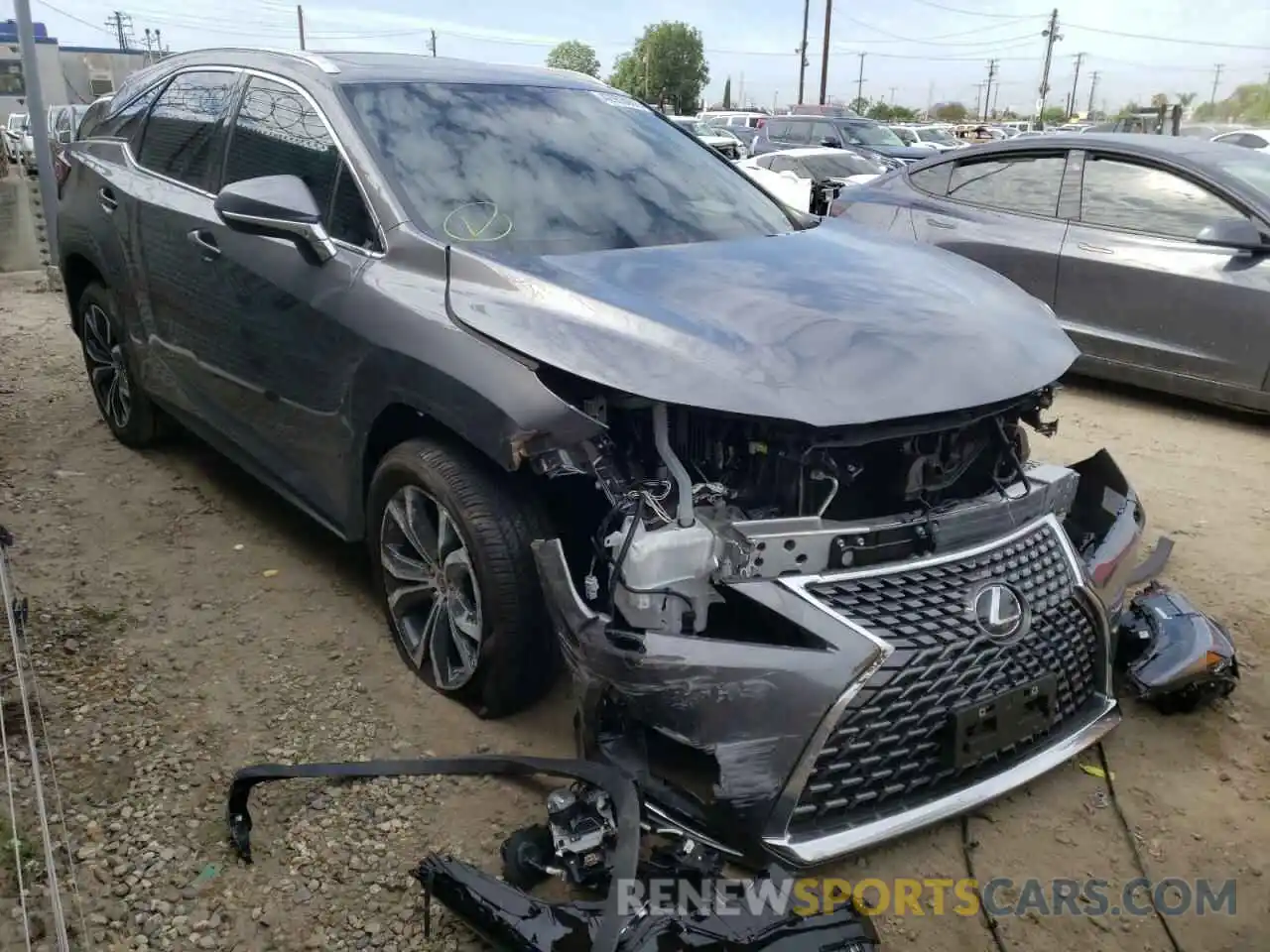 1 Photograph of a damaged car 2T2HZMAA1NC236060 LEXUS RX350 2022