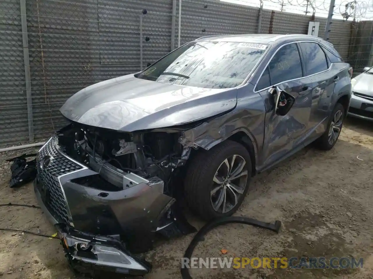 2 Photograph of a damaged car 2T2HZMAA1NC236060 LEXUS RX350 2022