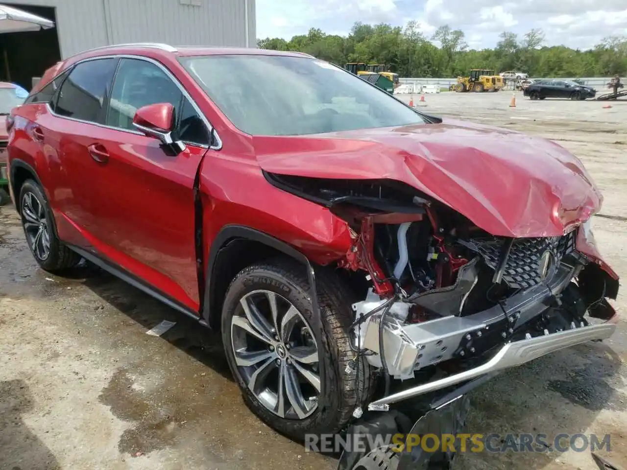 1 Photograph of a damaged car 2T2HZMAA2NC222233 LEXUS RX350 2022