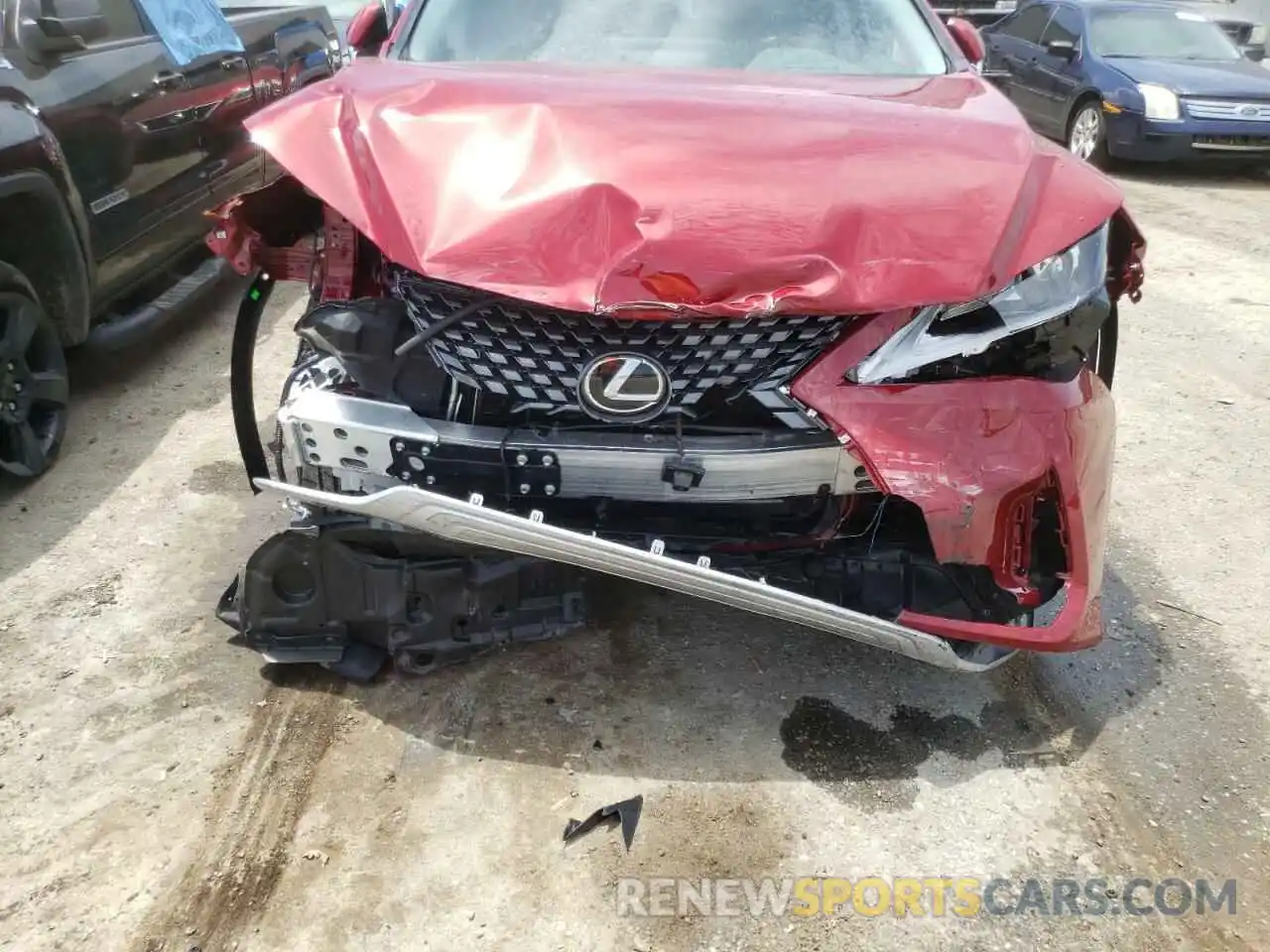 9 Photograph of a damaged car 2T2HZMAA2NC222233 LEXUS RX350 2022