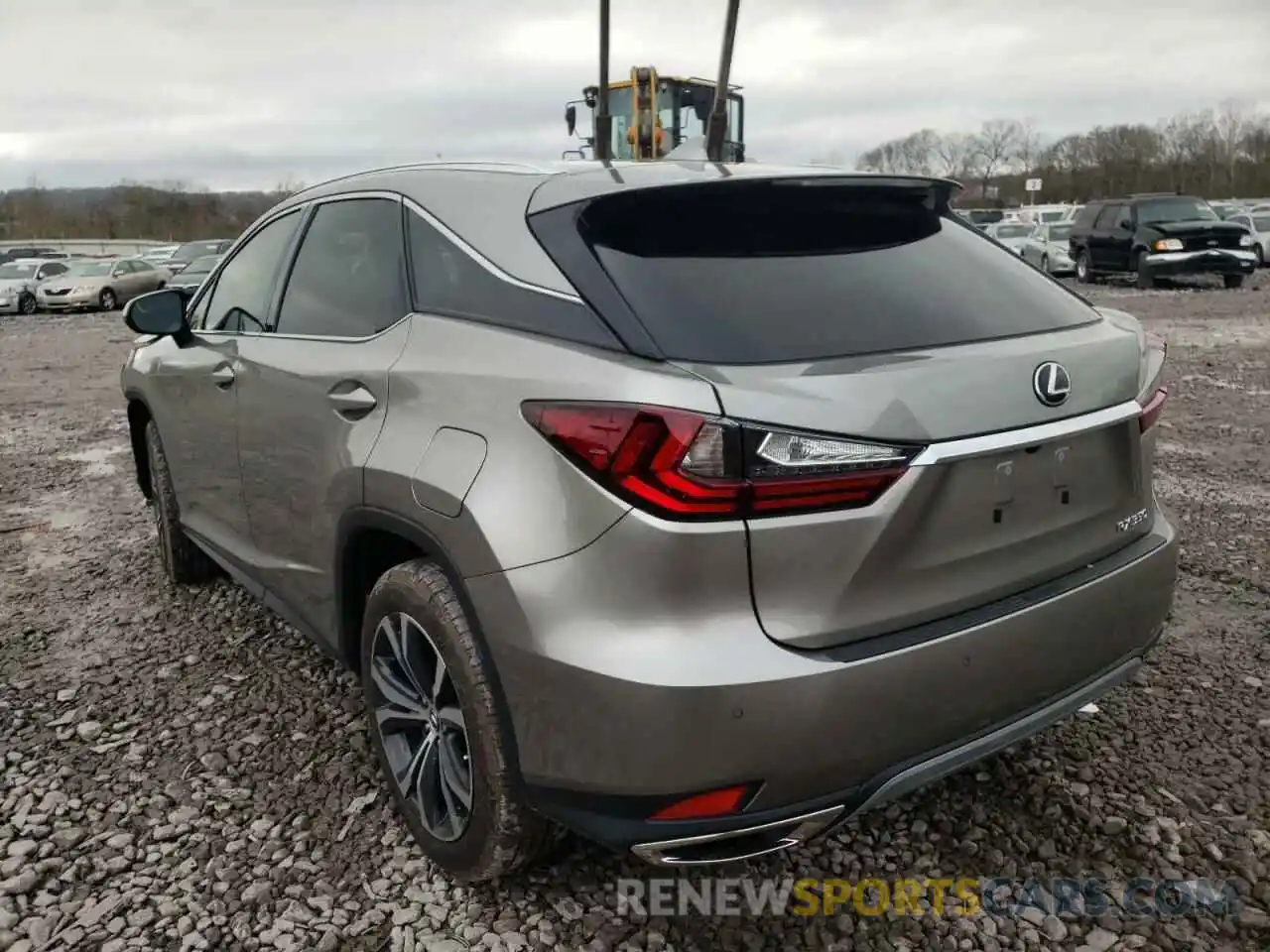 3 Photograph of a damaged car 2T2HZMAA2NC224385 LEXUS RX350 2022