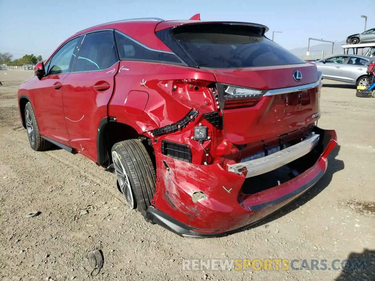 3 Photograph of a damaged car 2T2HZMAA2NC230350 LEXUS RX350 2022