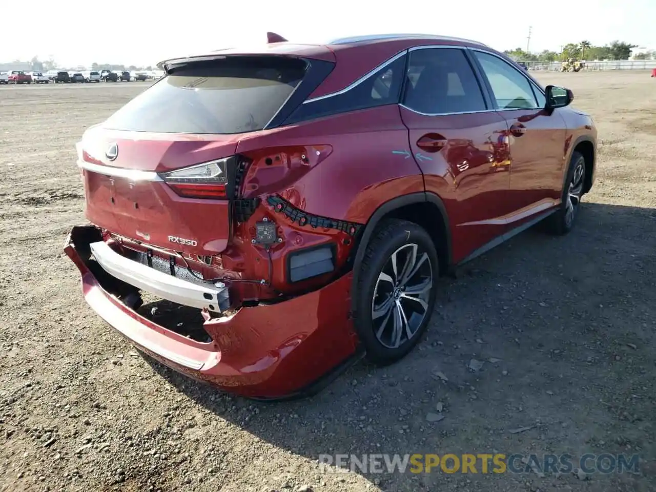 4 Photograph of a damaged car 2T2HZMAA2NC230350 LEXUS RX350 2022