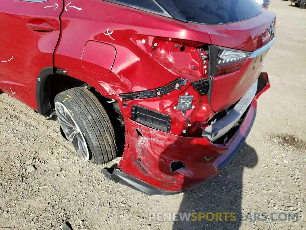 9 Photograph of a damaged car 2T2HZMAA2NC230350 LEXUS RX350 2022