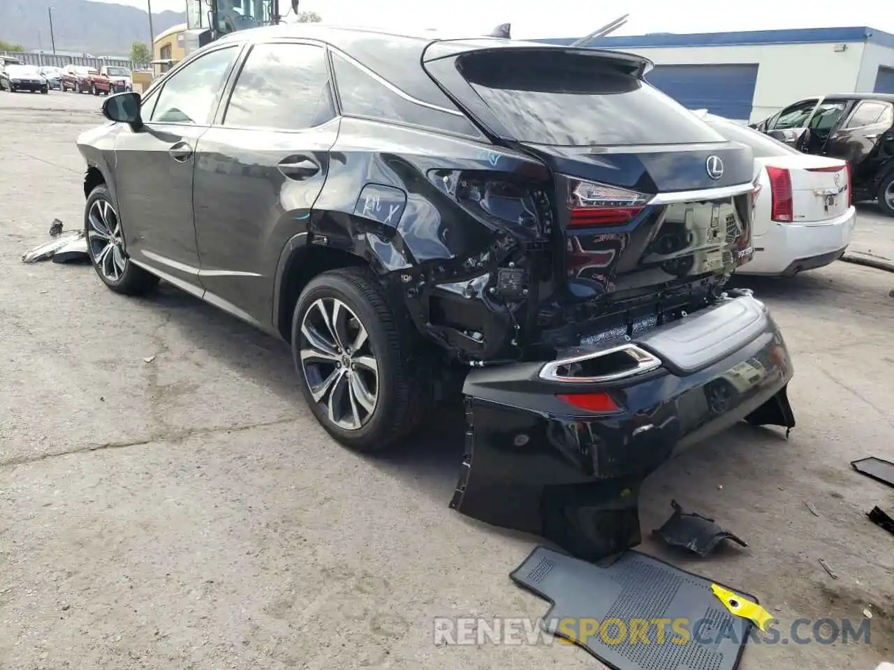 3 Photograph of a damaged car 2T2HZMAA2NC242577 LEXUS RX350 2022