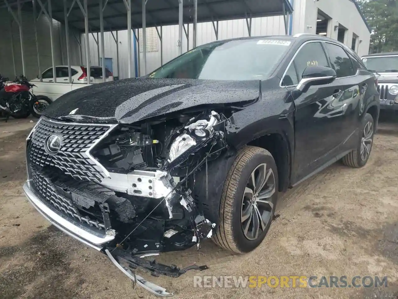 2 Photograph of a damaged car 2T2HZMAA2NC246760 LEXUS RX350 2022