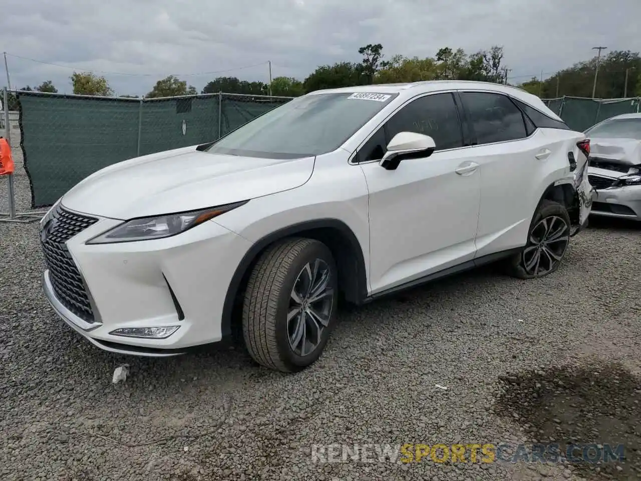 1 Photograph of a damaged car 2T2HZMAA3NC240773 LEXUS RX350 2022