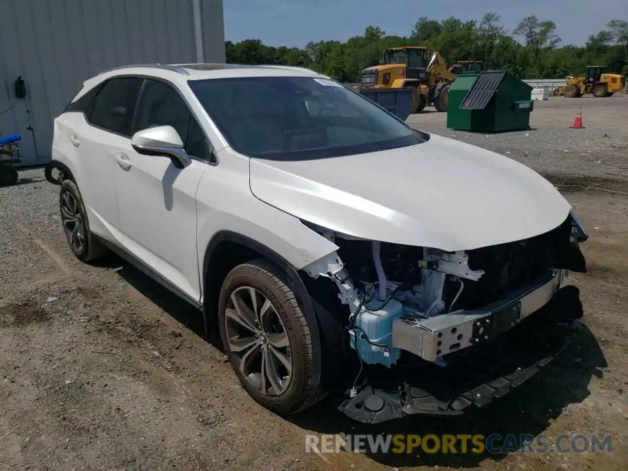 1 Photograph of a damaged car 2T2HZMAA3NC241583 LEXUS RX350 2022