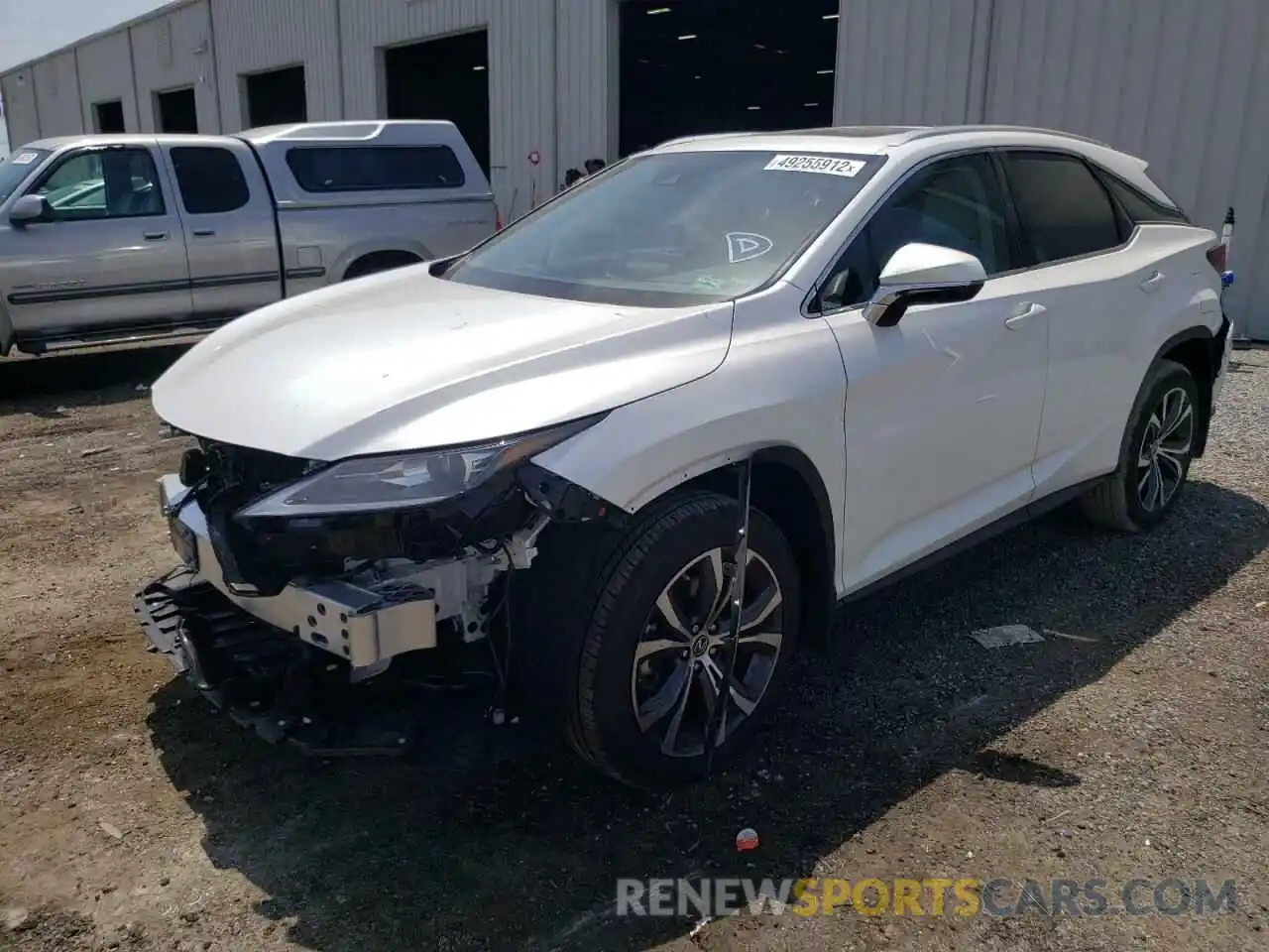 2 Photograph of a damaged car 2T2HZMAA3NC241583 LEXUS RX350 2022