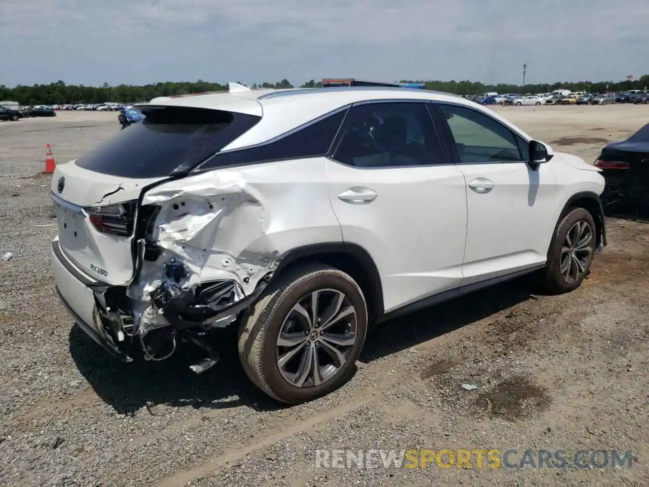 4 Photograph of a damaged car 2T2HZMAA3NC241583 LEXUS RX350 2022