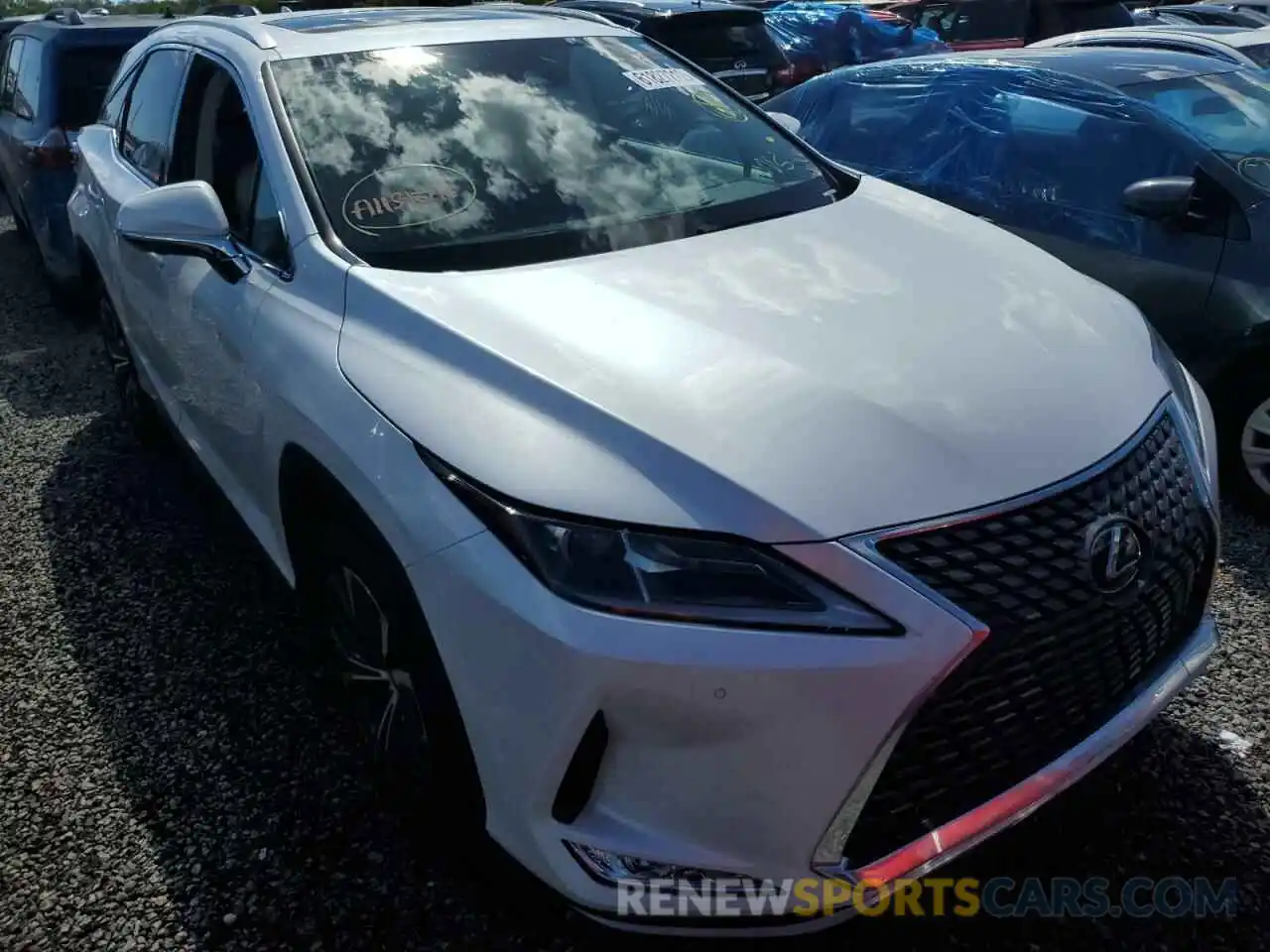 1 Photograph of a damaged car 2T2HZMAA3NC242992 LEXUS RX350 2022