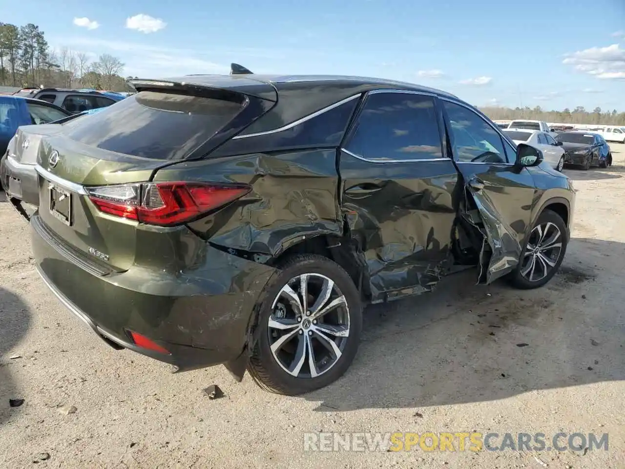 3 Photograph of a damaged car 2T2HZMAA3NC246380 LEXUS RX350 2022