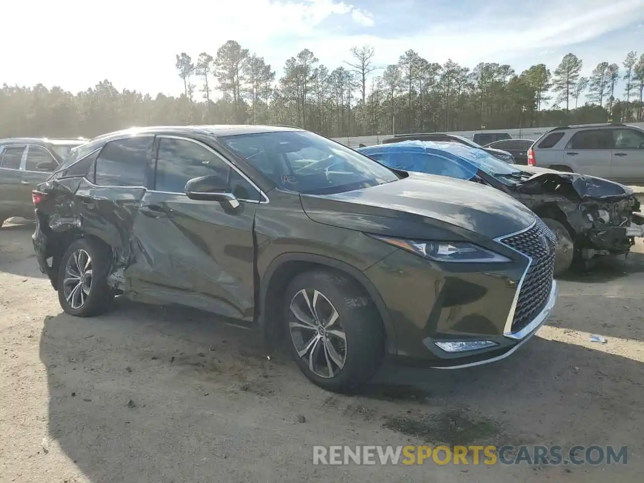 4 Photograph of a damaged car 2T2HZMAA3NC246380 LEXUS RX350 2022