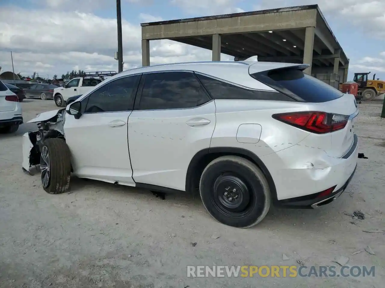 2 Photograph of a damaged car 2T2HZMAA4NC243620 LEXUS RX350 2022