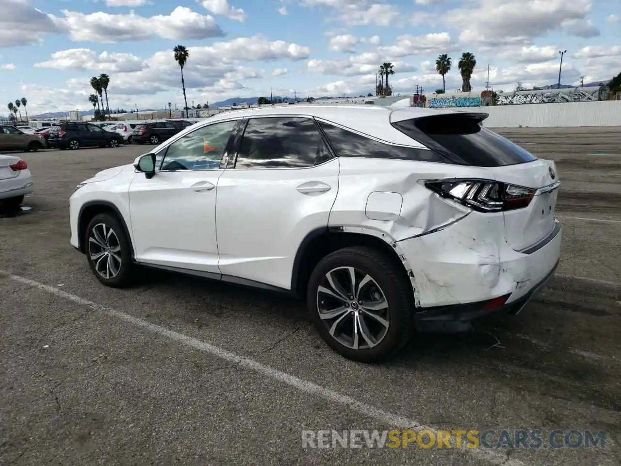 2 Photograph of a damaged car 2T2HZMAA4NC248378 LEXUS RX350 2022