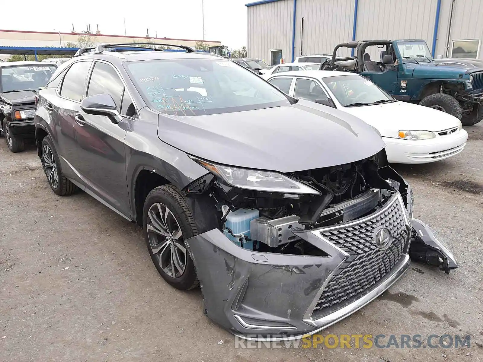 1 Photograph of a damaged car 2T2HZMAA5NC220234 LEXUS RX350 2022