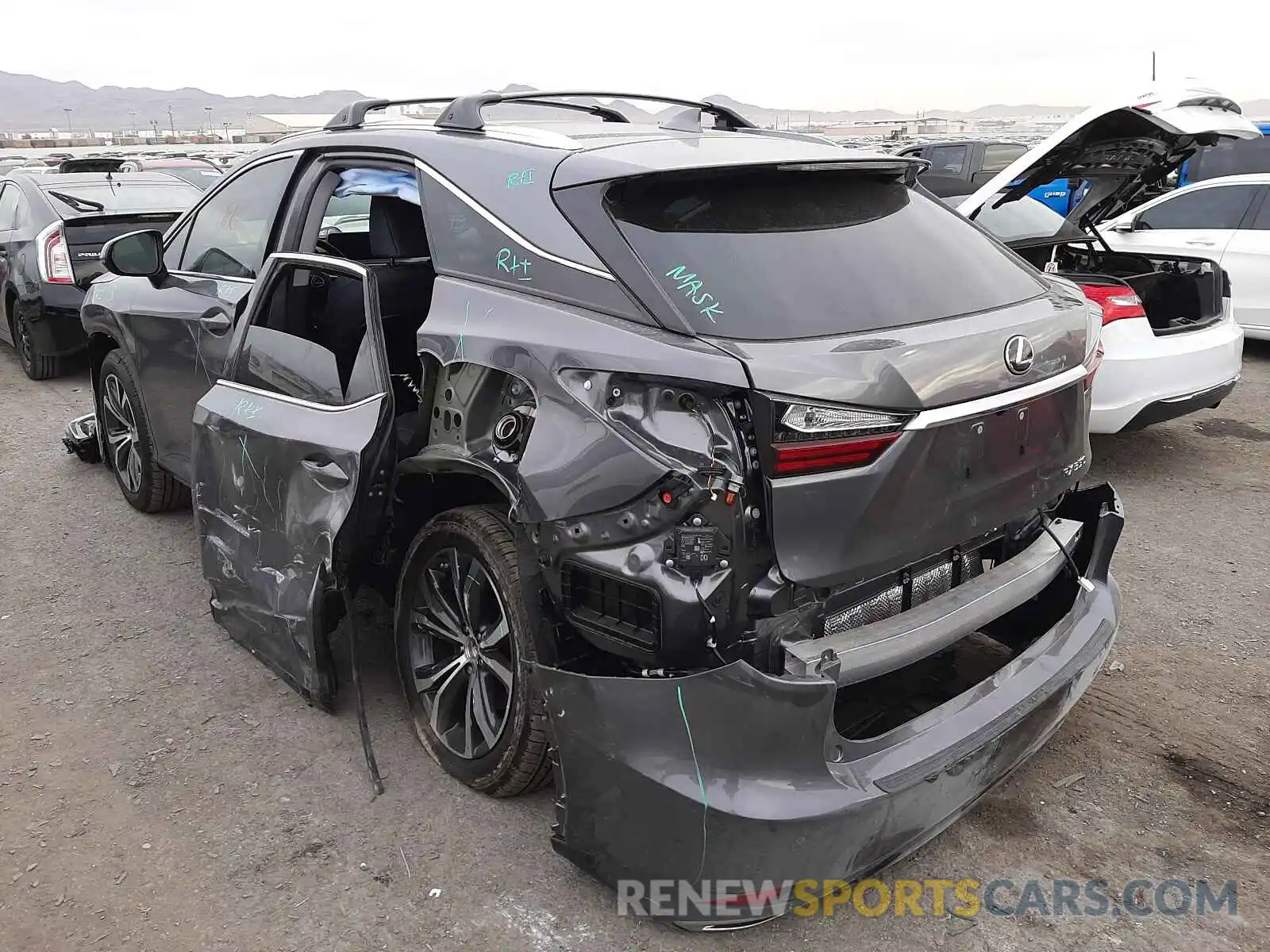 3 Photograph of a damaged car 2T2HZMAA5NC220234 LEXUS RX350 2022