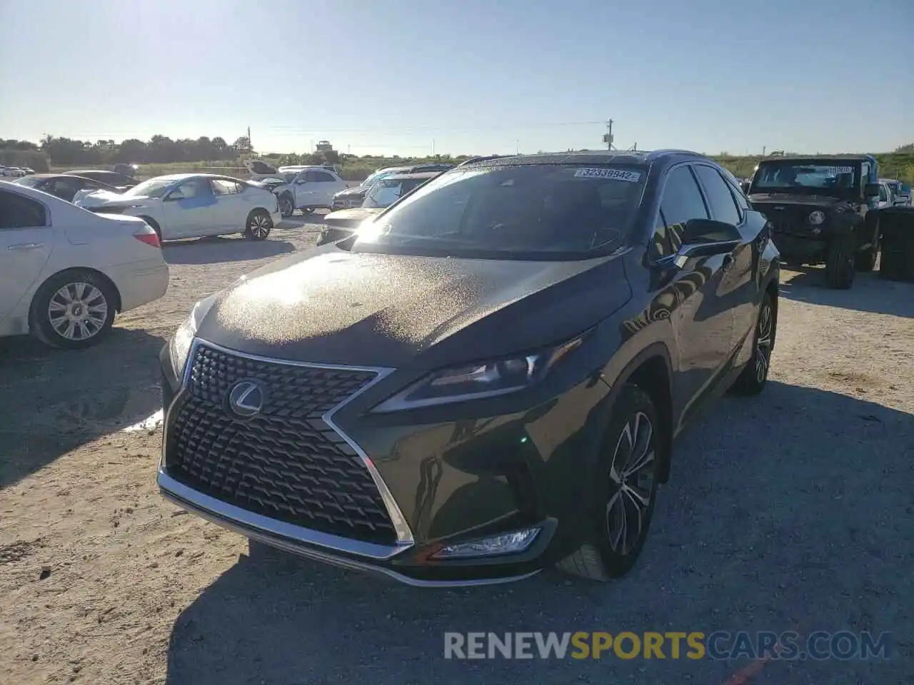 2 Photograph of a damaged car 2T2HZMAA5NC220718 LEXUS RX350 2022