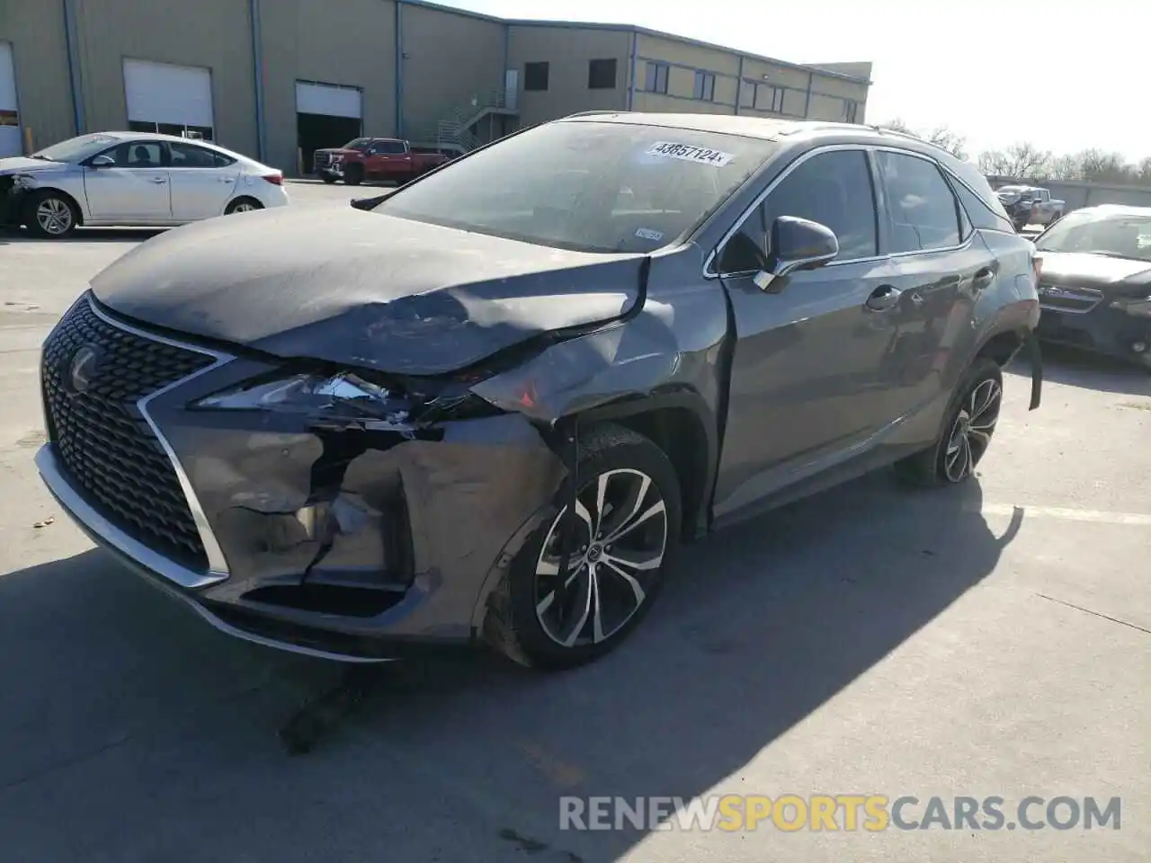 1 Photograph of a damaged car 2T2HZMAA6NC223577 LEXUS RX350 2022