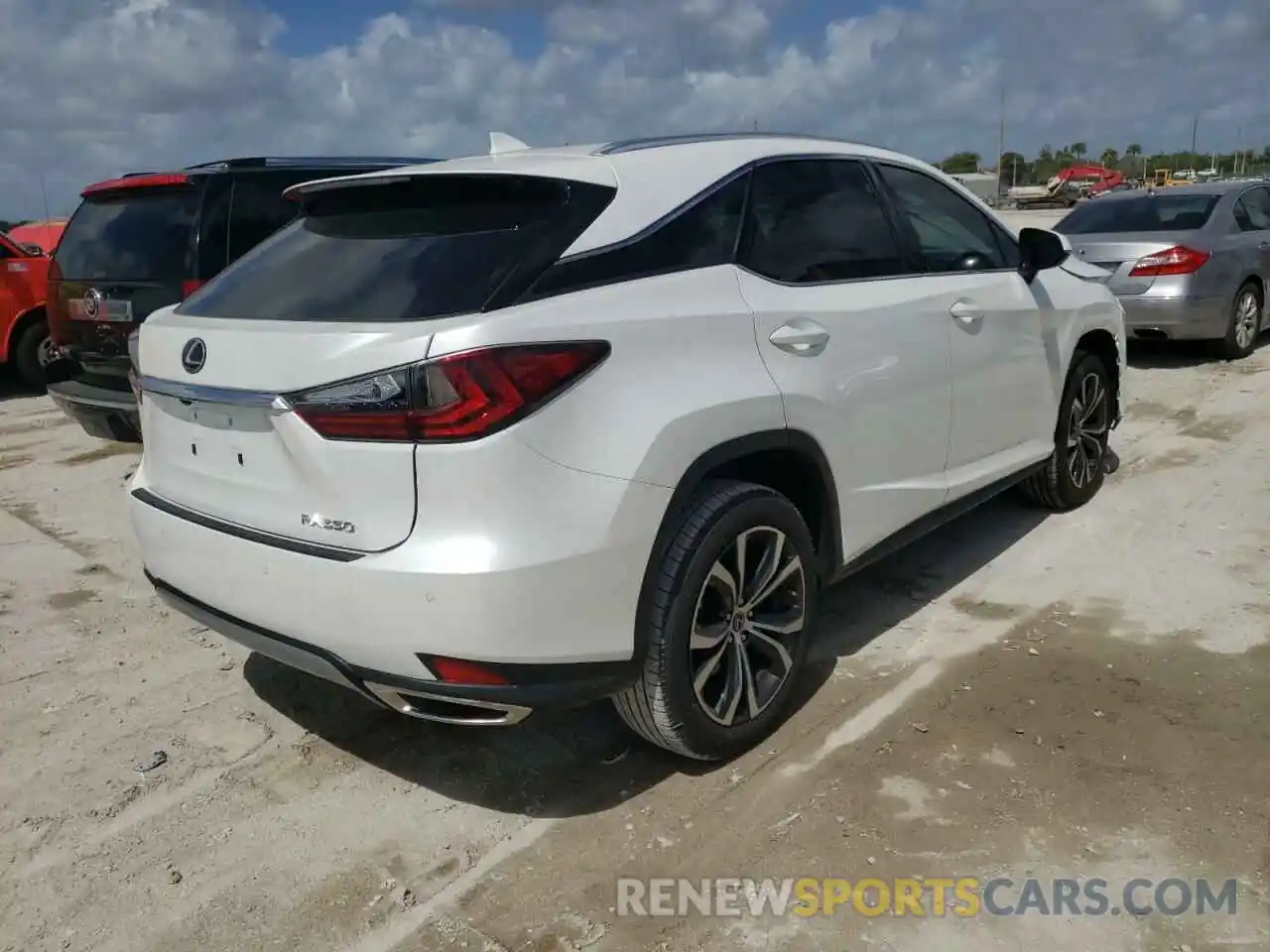 4 Photograph of a damaged car 2T2HZMAA7NC223734 LEXUS RX350 2022