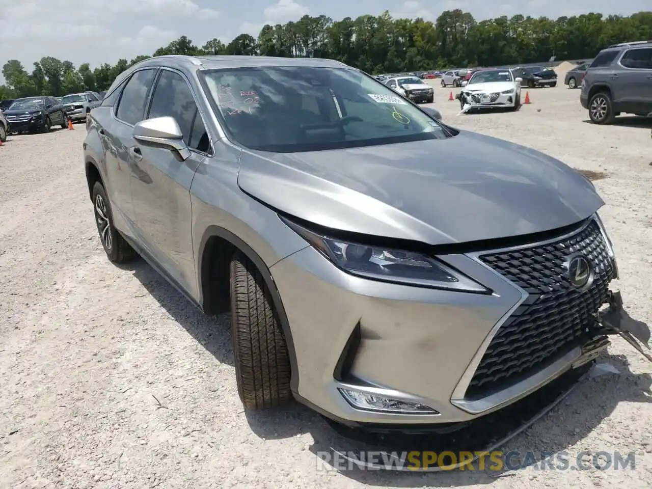 1 Photograph of a damaged car 2T2HZMAA7NC231137 LEXUS RX350 2022