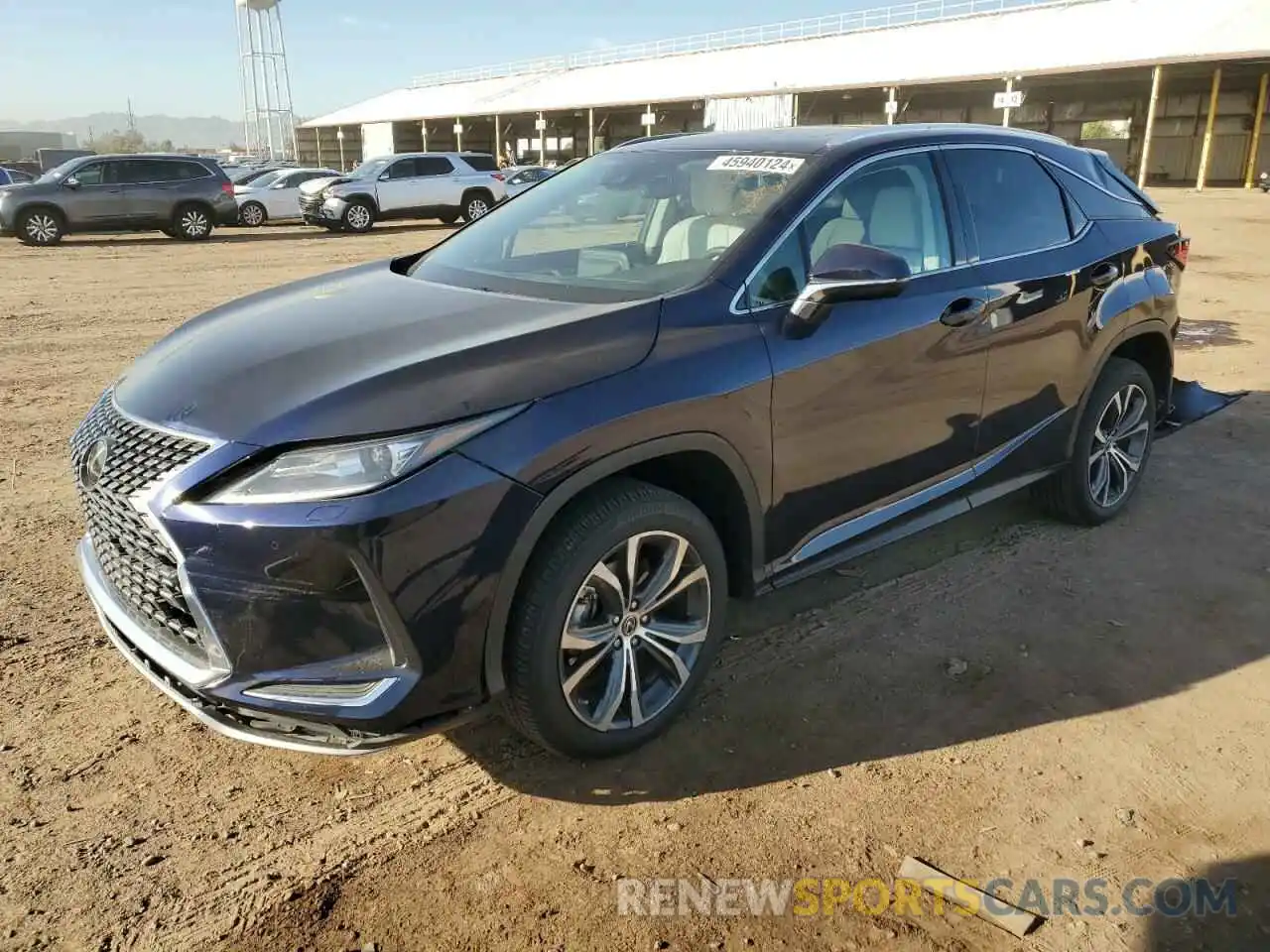 1 Photograph of a damaged car 2T2HZMAA7NC243496 LEXUS RX350 2022