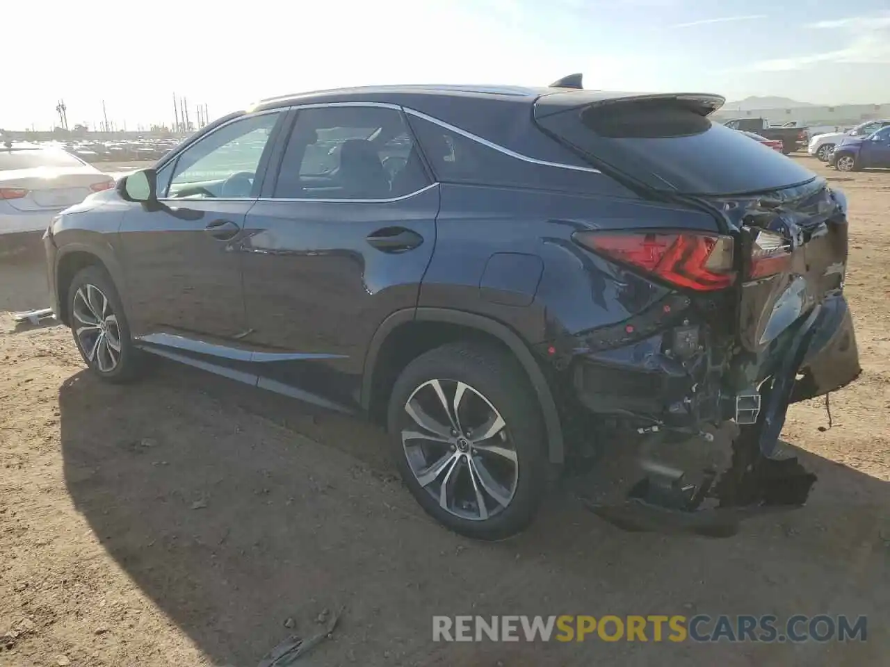 2 Photograph of a damaged car 2T2HZMAA7NC243496 LEXUS RX350 2022