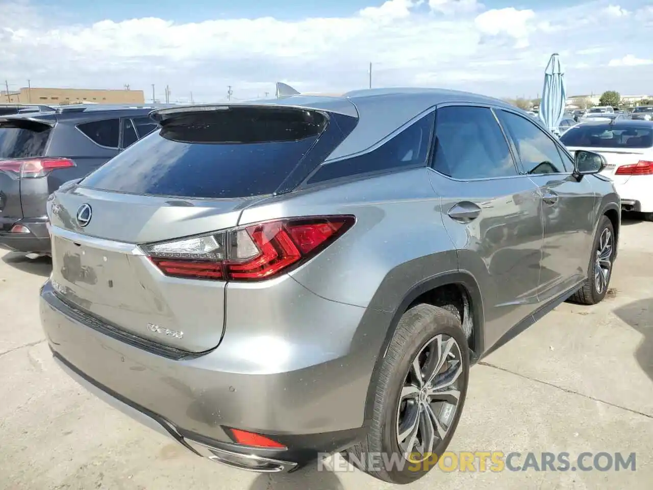 4 Фотография поврежденного автомобиля 2T2HZMAA7NC244437 LEXUS RX350 2022