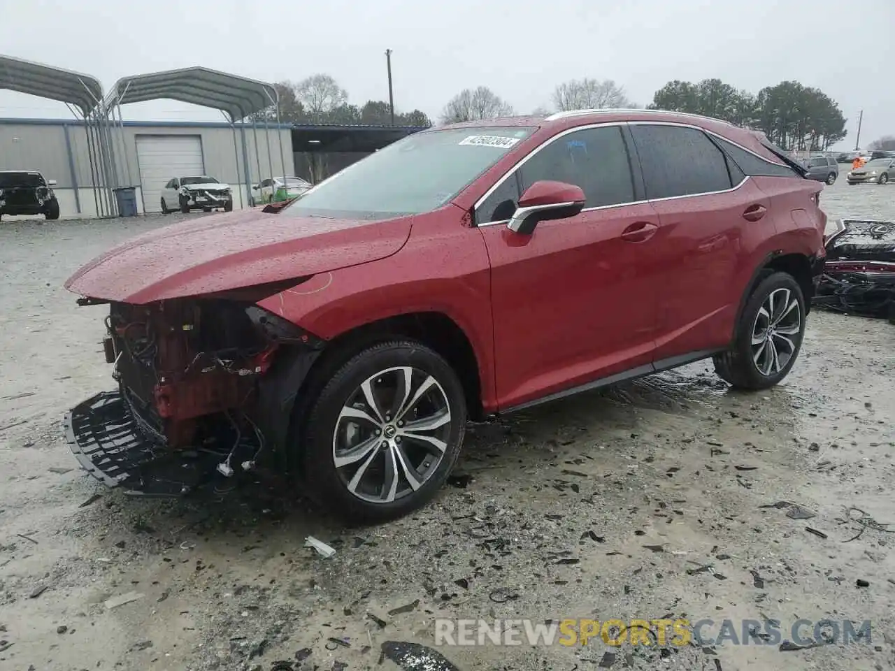 1 Photograph of a damaged car 2T2HZMAA9NC224402 LEXUS RX350 2022