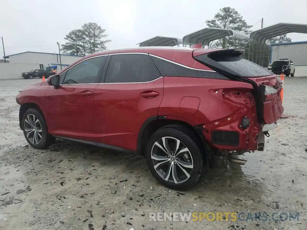 2 Photograph of a damaged car 2T2HZMAA9NC224402 LEXUS RX350 2022