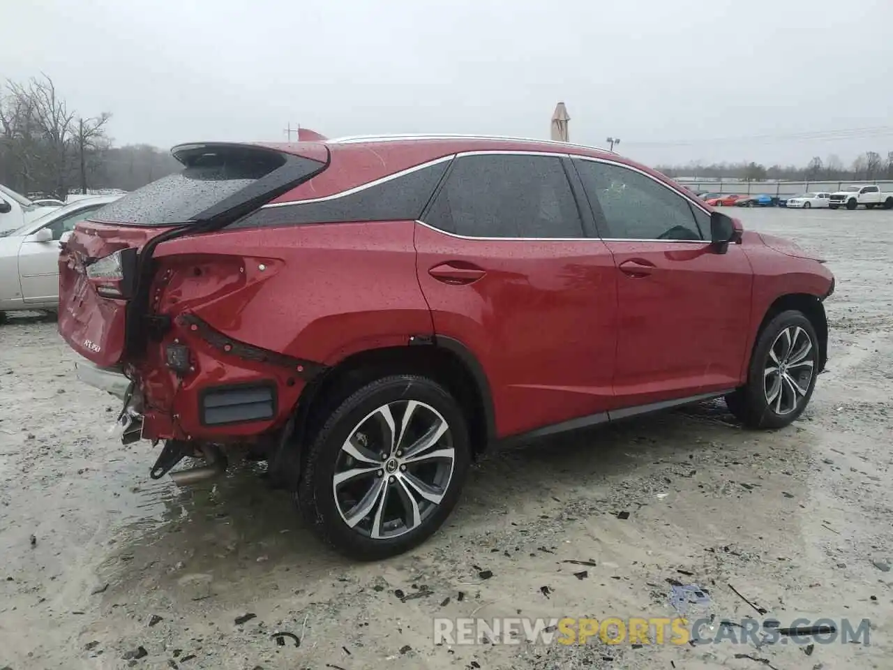 3 Photograph of a damaged car 2T2HZMAA9NC224402 LEXUS RX350 2022