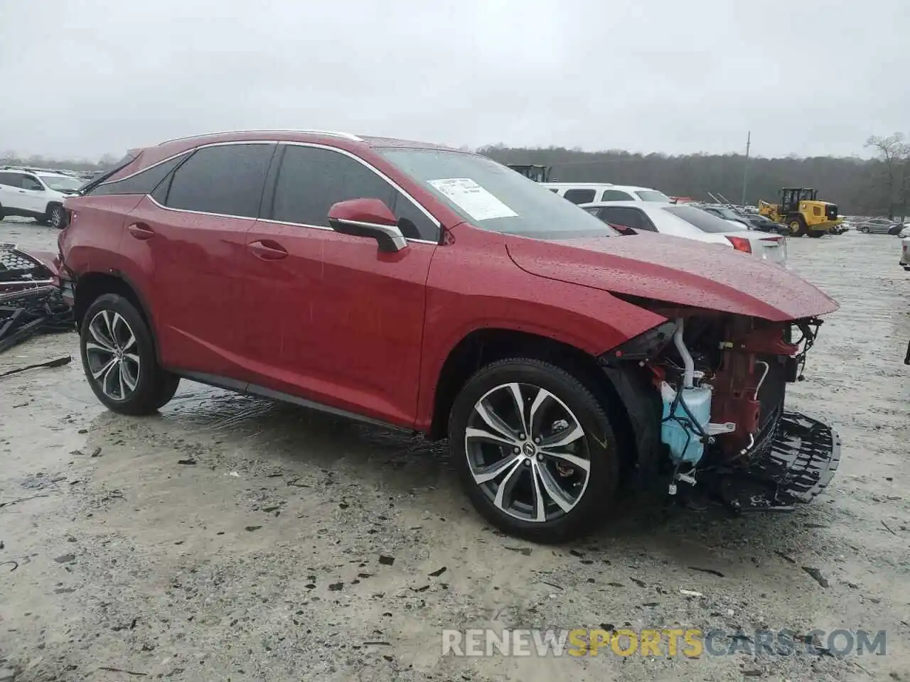 4 Photograph of a damaged car 2T2HZMAA9NC224402 LEXUS RX350 2022