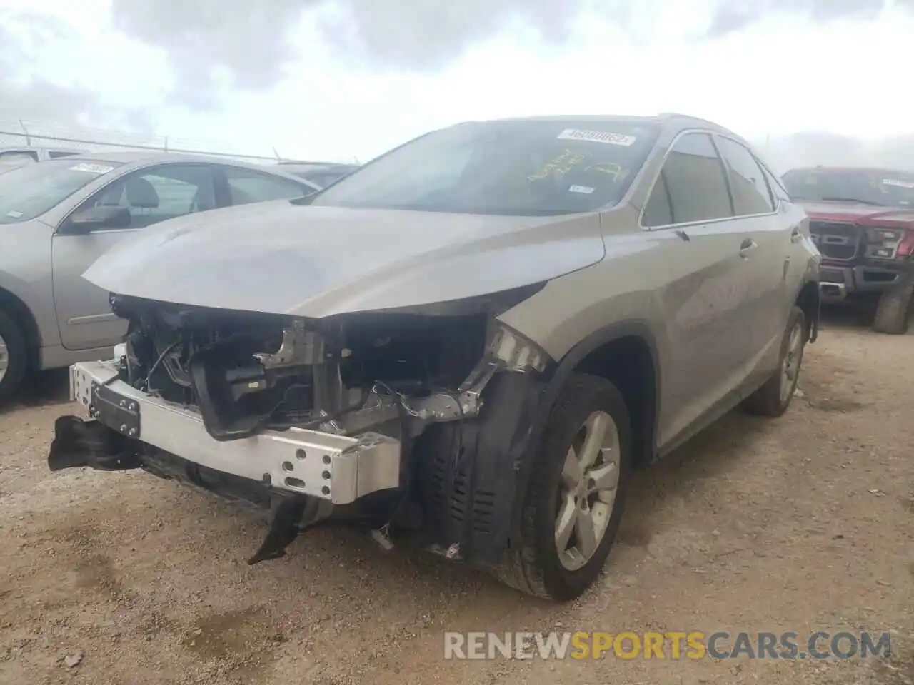 2 Photograph of a damaged car 2T2HZMAA9NC224853 LEXUS RX350 2022